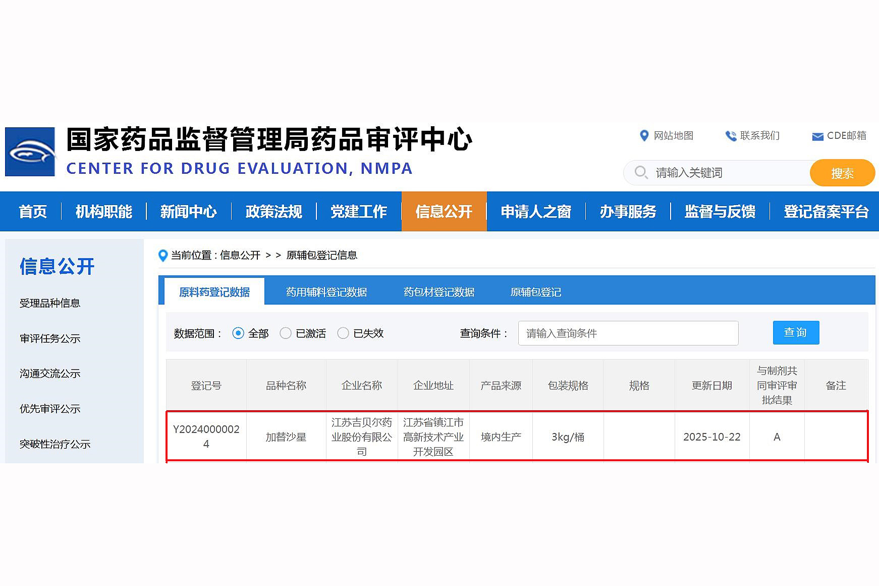 【喜報(bào)！ng相信品牌的力量藥業(yè)化學(xué)原料藥加替沙星上市申請(qǐng)獲批】的配圖